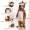 thumbnail image 2 of Disfraz TONWHAR unisex con forma de mono con forma de animal bebé, de 6 a 12 meses, 2 of 9