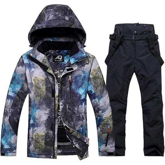 Mens ski jacket and pants set waterproof snow suit Mountain windproof snowboard jacket winter outdoor ski suit