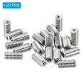 thumbnail image 3 of Unique Bargains Adaptateurs de Filetage Manchon Réducteur Écrou 20 Pcs M5x0.8 Mâle à M2x0.4 Femelle Réparation Insert Écrou 10mm, 3 of 7