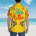 thumbnail image 6 of Goofa Bless This Home Hawaiian Shirt for Men, Unisex Summer Beach Casual Short Sleeve Button Down Shirts,Aloha Tropical Floral print shirt-Small, 6 of 9