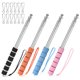thumbnail image 1 of Uxcell 4-Pack Mástil Telescópico de 2M/6.56Ft con Clips Negro/Naranja/Azul/Rosa, 1 of 1