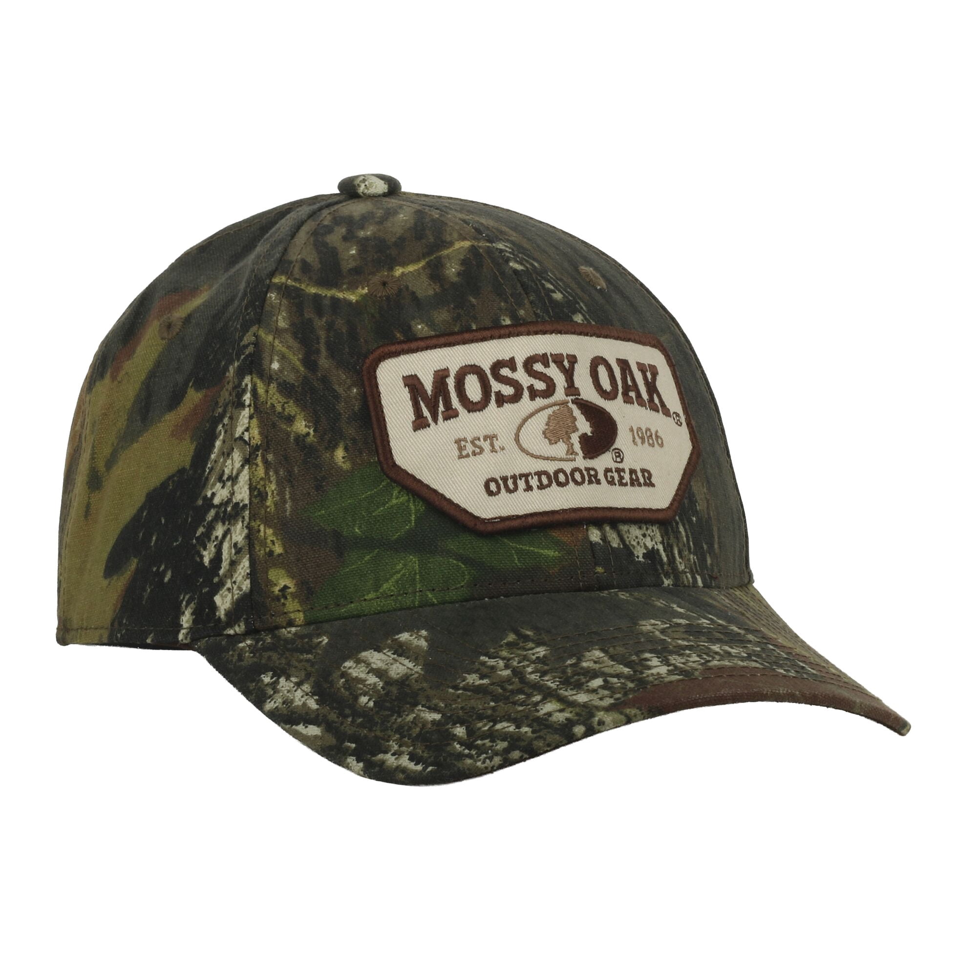 Mossy Oak® New Break-Up Camo Hunting Cap – Full Fabric, Scout Patch, Snapback, One Size