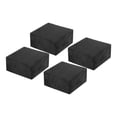 thumbnail image 1 of Unique Bargains Square Vibration Isolation Mats 3.94 ' x 3.94 ' x 2', Black 4Pcs, 1 of 5