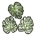 thumbnail image 2 of kowaku 3Pcs Palm Leaves Wood Wall Decor Tropical Wall Art Jungle Decor Hanging Sculpture Unique Wooden Ornament for Cafe Dining Room Green, 2 of 9
