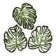 thumbnail image 2 of Decoración de pared de madera con hojas de palma de 3 piezas, decoración de madera, arte de pared creativo y tropical. Verde, 2 of 9
