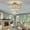 Golden, variant on ACE-LIGHTS,5-Tier Golden Crystal Semi Flush Mount Chandelier Light Fixture,Large Contemporary Luxury Ceiling Lighting for Living Room,Bedroom,Dining Room,Hallway,Restaurants,Holels,Bars(Golden)