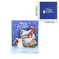 thumbnail image 3 of 3D Christmas Greeting Card Holiday Blessing Handmade Message Card Festive Paper Carving Art for Seasonal Celebrations, 3 of 5