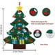 thumbnail image 3 of Los niños sintieron el árbol de navidad fijado para colgar en la pared adornos extraíbles 26 piezas regalos de navidad amigables para los niños MFZFUKR LL-1394, 3 of 6