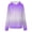 Grape, variant on Women Plus Size Hoodies Women Loose Tie-Dye Printed Buttoned Long Sleeve Sweatshirt Tops