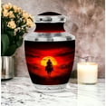 thumbnail image 3 of Cowboy Cremation Urn - Small Urns For Human Ashes Keepsake - Large Urns For Human Ashes Adult Male - Urn For Ashes For Women - Burial Cremation Urn (Combo - 10" & 3", 2 Pcs), 3 of 5