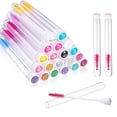 thumbnail image 1 of 50Pc Reusable Eyebrow Brush Tube Eyelash Brush Eyebrow Brush Replaceable Dust-proof Sparkling Diamond Makeup Brush, 1 of 1