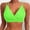 Green, variant on Fringed Bikini Bra Set Suspender Top For Dance And Performance Team Green,S