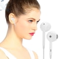 thumbnail image 2 of Type C Earphone Wired Half In Ear HD Headphone White for OPPO Reno R17Pro Find X, 2 of 4