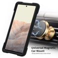 thumbnail image 6 of JTCASES for Google Pixel 6 Pro Case, Heavy Duty Protection Hybird PC Silicone 360° Rotating Ring Bracet Magnetic Car Mount Fully Coverage Slim Non-Slip for Google Pixel 6 Pro, Black, 6 of 7
