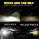 thumbnail image 2 of Compatible con Mercedes-Benz SL500 2003 2004 2005 2006 Kit de bombillas LED para faros (combo de luz alta y baja) (Paquete de 4), blancas 6500K 10,000LM súper brillantes, plug and play, 2 of 10