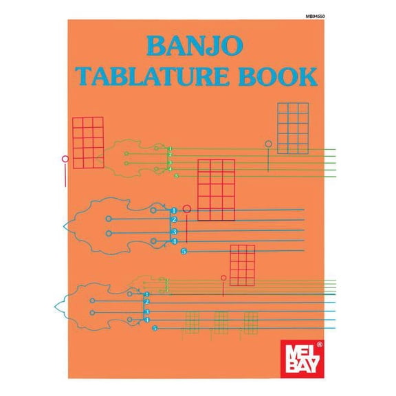 Banjo Tablature Book: Tear-Out Sheets (Paperback) by Mel Bay Publications Inc (Creator)
