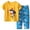 R407-Yellow, variant on NOLDARES Newborn Baby Boy Outfits 2 Pieces Cotton Crewneck Short Sleeve Top Tee Print Casual Cargo Shorts Truck Clothes(Navy,5-6 Y)