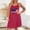 Dress-40Hot Pink, variant on Gamivast Dresses for Women Plus Size Spaghetti Strap Swing Mini Dress Flag Print Casual Dress Summer Dress Holiday Dress Beach Dress Sundress Navy XXL