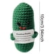 thumbnail image 3 of Papa Ganchillo Con Tarjeta Positiva Regalos para Amigos (pepino P), 3 of 7