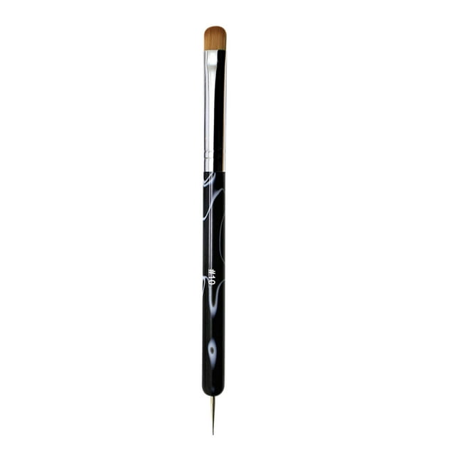 Reduced Price Naittoop French Manicure Brush -Two Way Nail Art Brush with Dotting Manicure Tool for Manicure Cuticle Clean Up Nail Art Design , Nail Dotting Pen