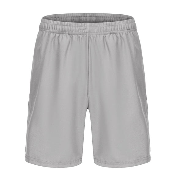 Caqnni Men's Hiking Travel Casual Shorts, Slim Fit Joggers, Outdoor Casual Shorts with Pockets (A01-Light Gray,XL)