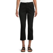 Time and Tru Women's Straight Crop Jeans