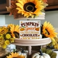 thumbnail image 4 of Zomyto 7x7 IN Fall Wooden Box Sign Art Desk Decor Autumn Wood Sign, 4 of 6