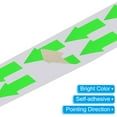 thumbnail image 4 of 1.2x0.6" Arrow Sticker, Adhesive Color Coding Decal, Bright Green 2000 Pack, 4 of 5