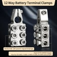 thumbnail image 3 of 6AWG Battery Post Terminal Connector 12Way 1/0 2 4 8AWG Gauge Positive Negative, 3 of 9