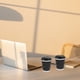 thumbnail image 4 of 50 sets taza de café desechable de café espesado anti-planchado de papel corrugado, 4 of 4