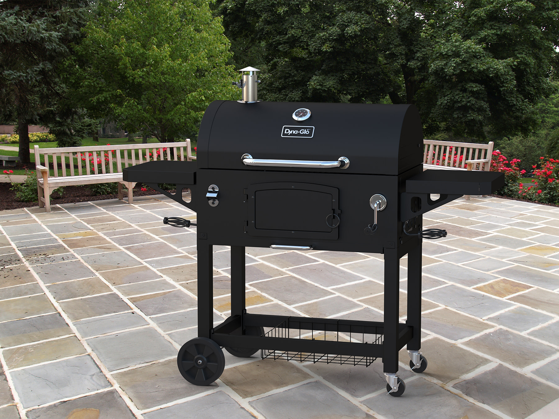 Dyna-Glo X-Large Heavy-Duty Charcoal Grill - 32 in. W- 816 sq.in. of Cooking Area Black - image 3 of 12