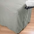 thumbnail image 3 of Falda para mesa de masaje, ropa de cama de microfibra Mirage Grey, 3 of 6