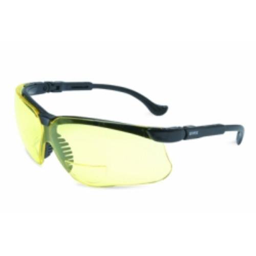 Uvex S3766 Genesis Reading Magnifiers Safety Eyewear +1.5, Amber Ultra