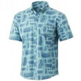 thumbnail image 5 of Huk KC Kona Stamped Short Sleeve Offshore, Large Buttondown Shirt, 5 of 5