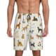 thumbnail image 1 of Fotbe Dogs Funny Pets Pantalones Cortos de Pijama para Hombre, Ropa de Dormir, Pantalones de Pijama Cortos para Hombre-4X-Large, 1 of 6