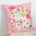 thumbnail image 3 of Funda de almohada de lana de 45 * 45 cm, funda de almohada decorativa con estampado floral hermoso para el sofá del hogar (# 3), 3 of 3