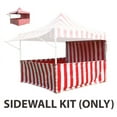 thumbnail image 5 of TentandTable Speedy Pop-up Carnival Tent Sidewall Kit Only, Red and White Striped, 10 ft x 10 ft, 5 of 6