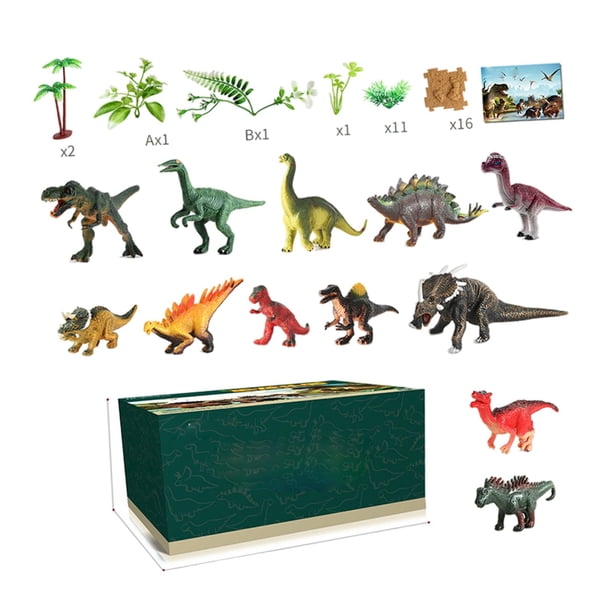 Figuras de dinosau Juguetes de Modelo 44 Uds., Juguete de diversiforme, juguetes de grande para niños Magideal Figuras de dinosau