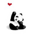 thumbnail image 3 of CafePress - I Heart Pandas - Women's Dark Pajamas, 3 of 4