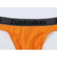 thumbnail image 5 of TANBOM Mens Sexy G String Bulge Pouch Breathable Lightweight Thong Orange XL, 5 of 9
