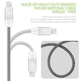 thumbnail image 3 of Cellet Heavy-Duty Nylon Braided Lightning Cable – 10FT (Apple MFi Certified) Compatible with iPhone / iPad / AirPods / iPod, 3 of 8