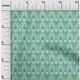 thumbnail image 1 of oneOone Cotton Cambric Fabric Damask Ikat Print Fabric By Yard 56 Inch Wide, 1 of 4