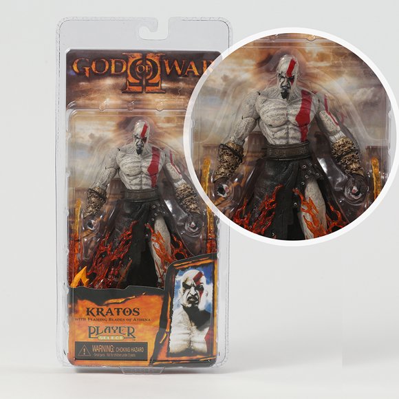 NECA God of War Kratos avec Tête Medusa Figurine d'Action Jouet Figurine Modèle de Collection Jouet