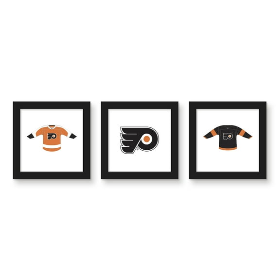 Gallery Pops NHL Philadelphia Flyers - Jersey Wall Art Bundle (3-Pack)