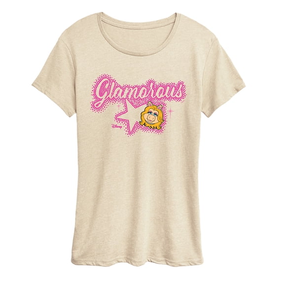 The Muppets - Miss Piggy Glamorous - Women's Short Sleeve Graphic T-Shirt