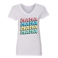 thumbnail image 2 of Wild Bobby Mama Mama Mama Women Standard V-Neck Tee, 2 of 6