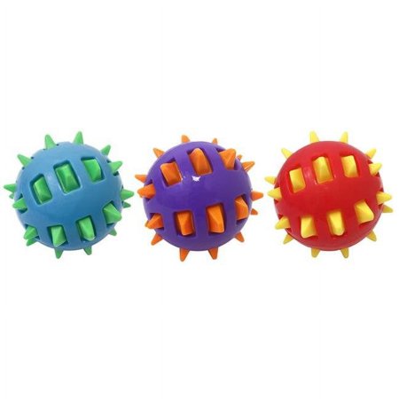 UPC: 0784369514902 | Multipet 8064113 Spike Balls Rubber Dog Toy  Assorted Color