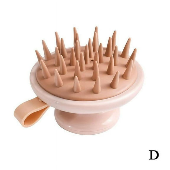 1Pcs Silicone Massage Comb Multifunctional Shampoo Brush Handheld ABS Scalp Massage Brush Shower Hair Comb Edge Finger Scalp Brush Mini Head Meridian Massage Comb I9H4