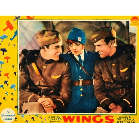 Wings Buddy Rogers Clara Bow Richard Arlen 1927 Movie Poster Masterprint