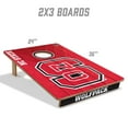 thumbnail image 5 of YouTheFan NCAA NC State Wolfpack 2' x 3' Cornhole Game, 5 of 6
